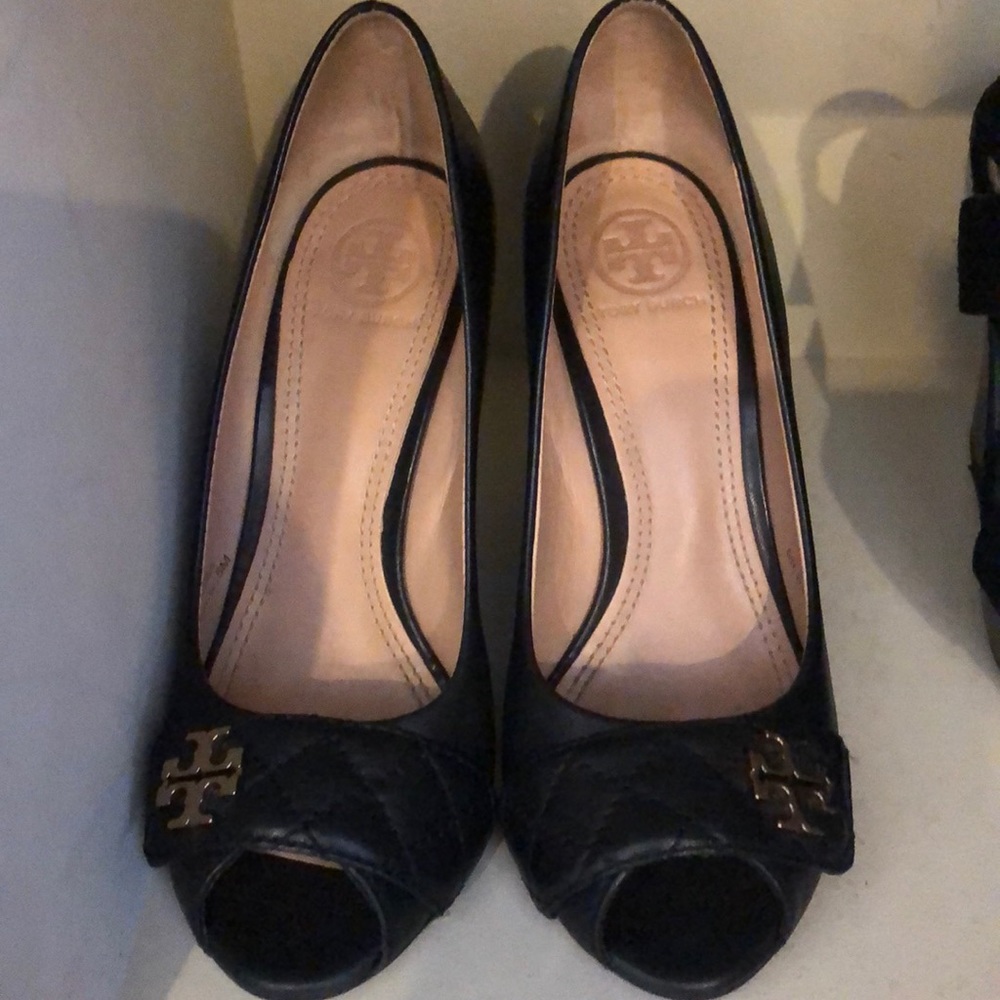 Tory Burch Lela Quilted Wedge